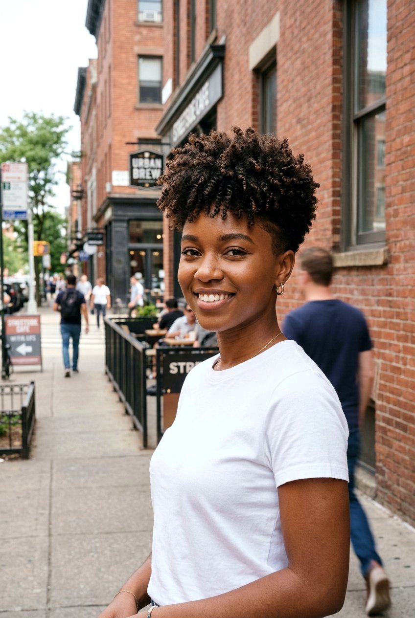 Tapered Afro Haircut - 20 best haircut for natural curly hair - 20 best haircut for natural curly hair