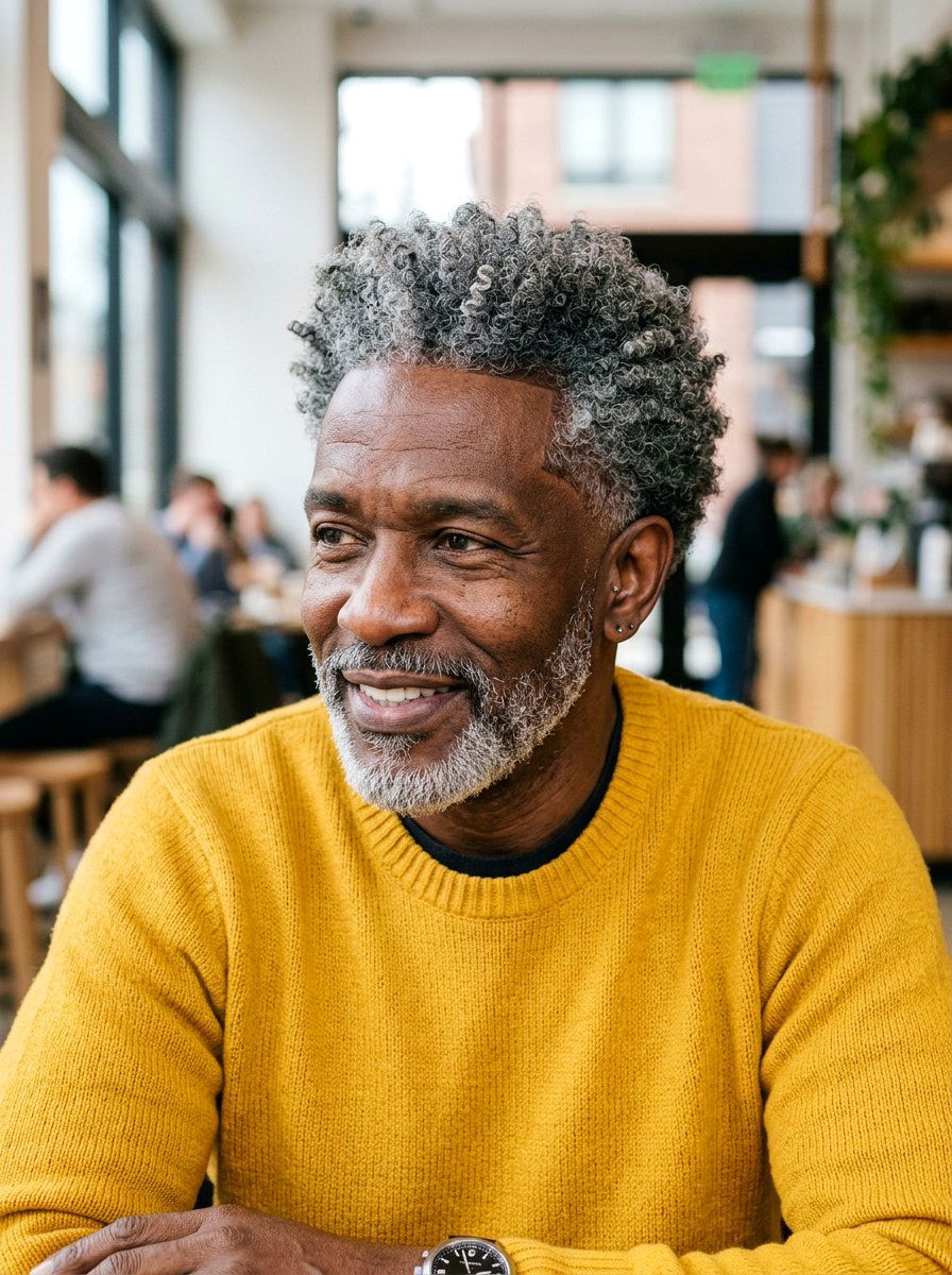 Tapered Afro Salt And Pepper - 20 salt and pepper taper haircut men - 20 salt and pepper taper haircut men