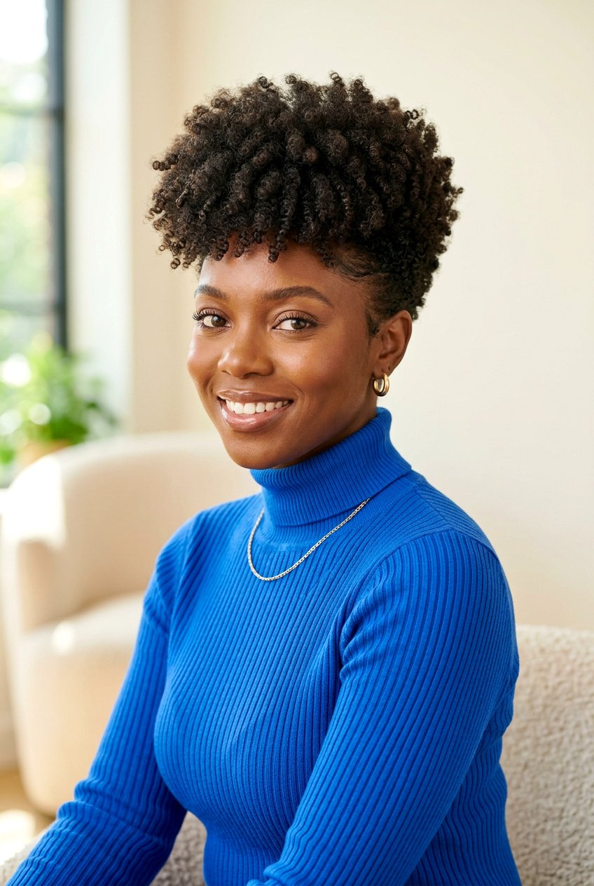 Tapered Afro - 20 airplane hairstyle for curly hair - 20 airplane hairstyle for curly hair