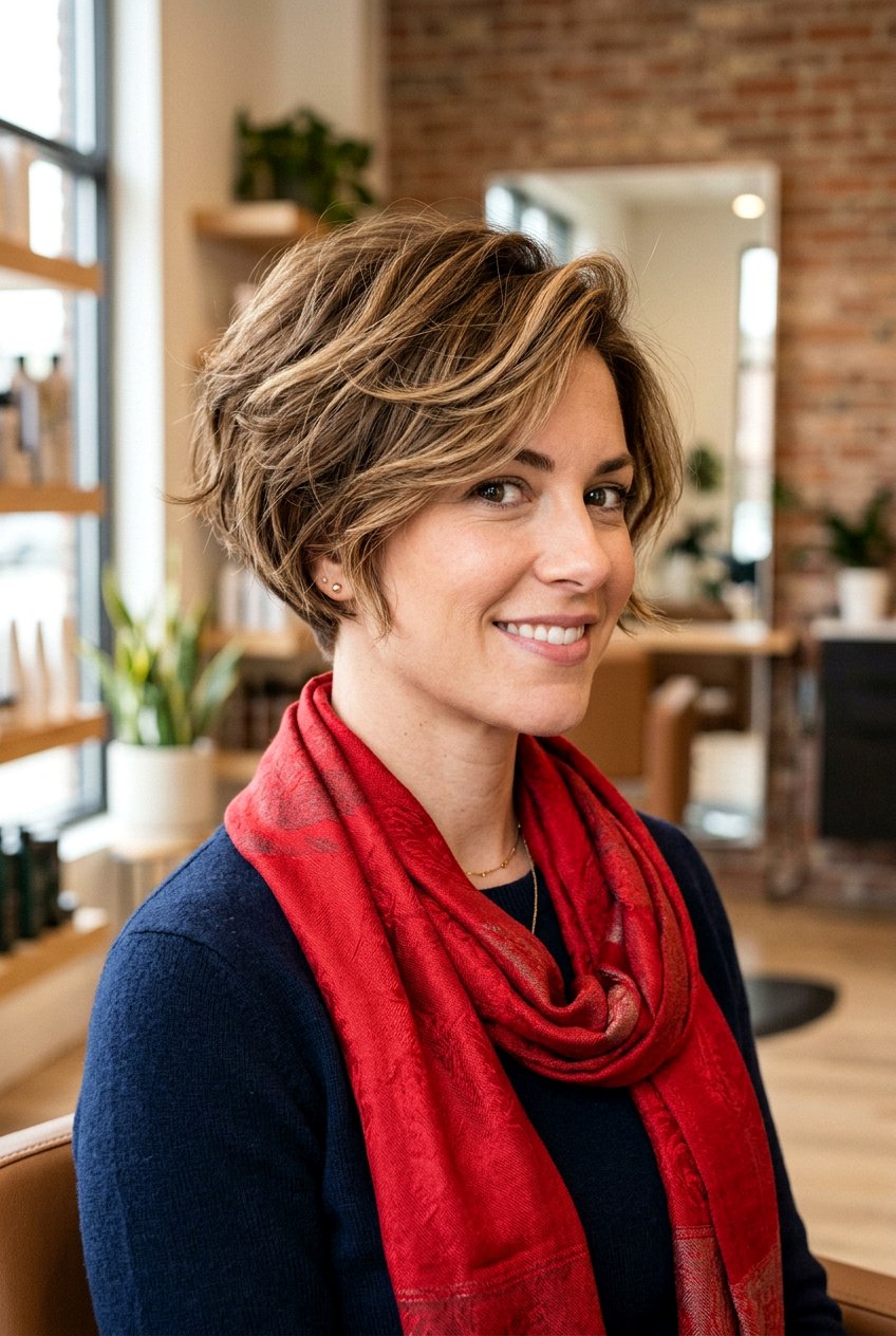 Tapered Airy Bob - 20 airy bob for mature fine hair - 20 airy bob for mature fine hair