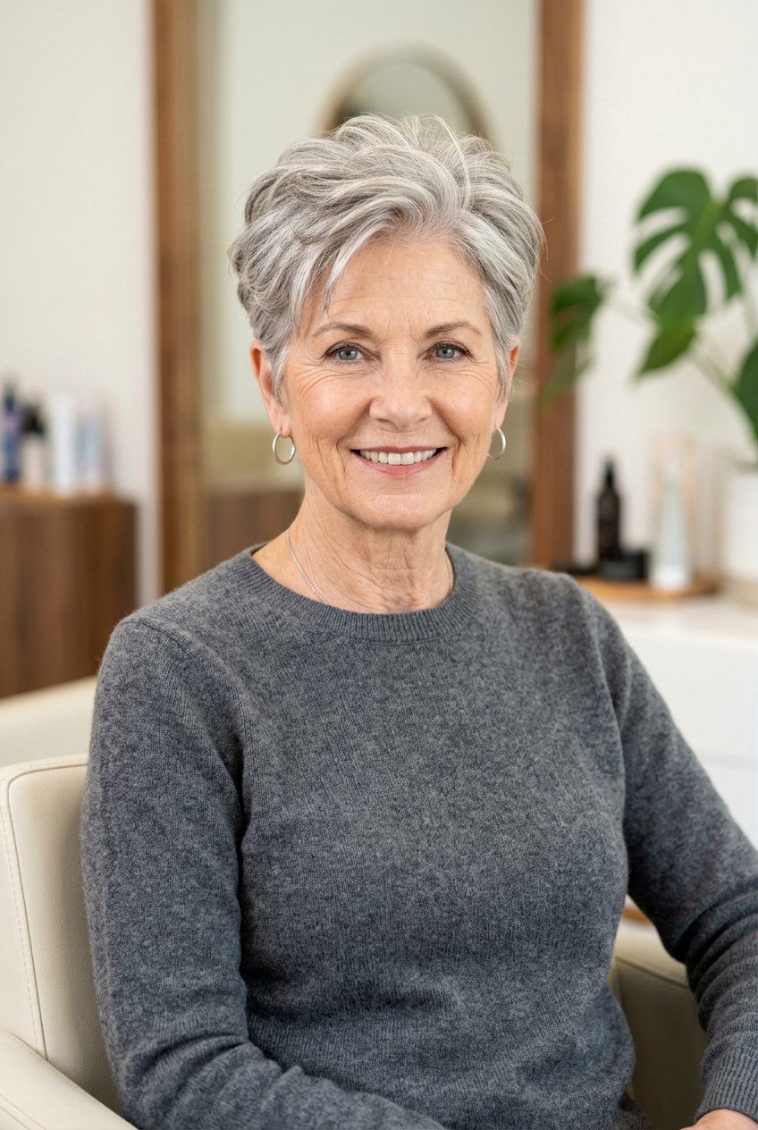 20 Beautiful Bixie Haircut Ideas Perfect for Older Women