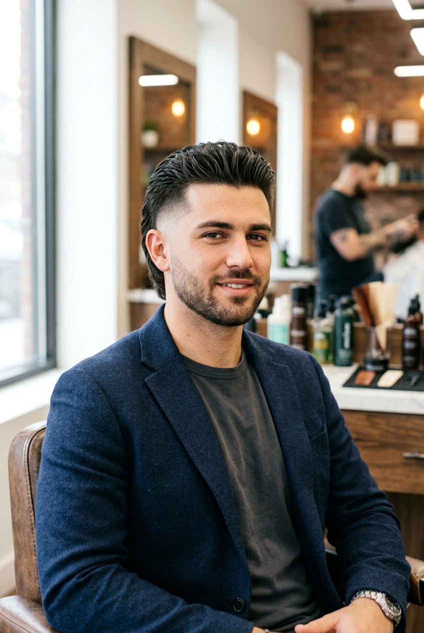 Tapered Burst Fade Mullet - 20 burst fade with mullet men - 20 burst fade with mullet men