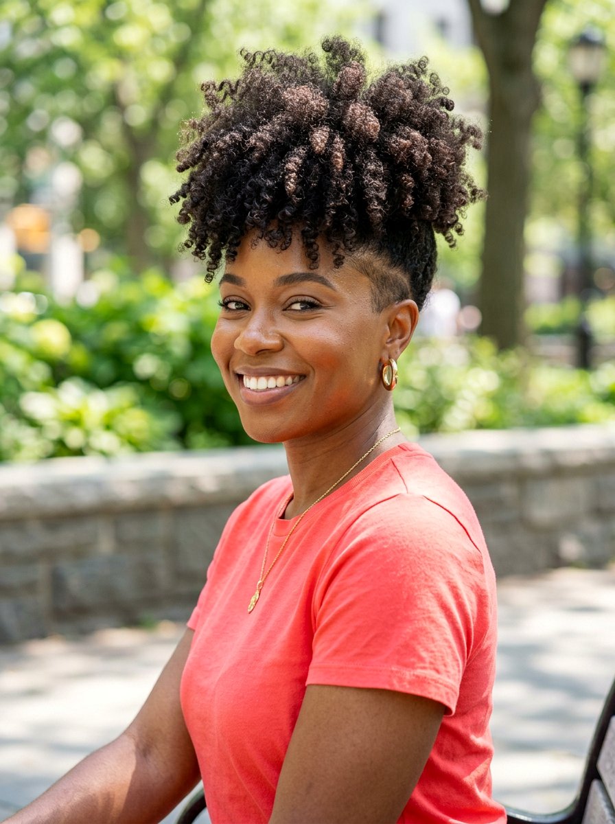 Tapered Curly Afro - 20 cute curly hairstyle ideas for women - 20 cute curly hairstyle ideas for women