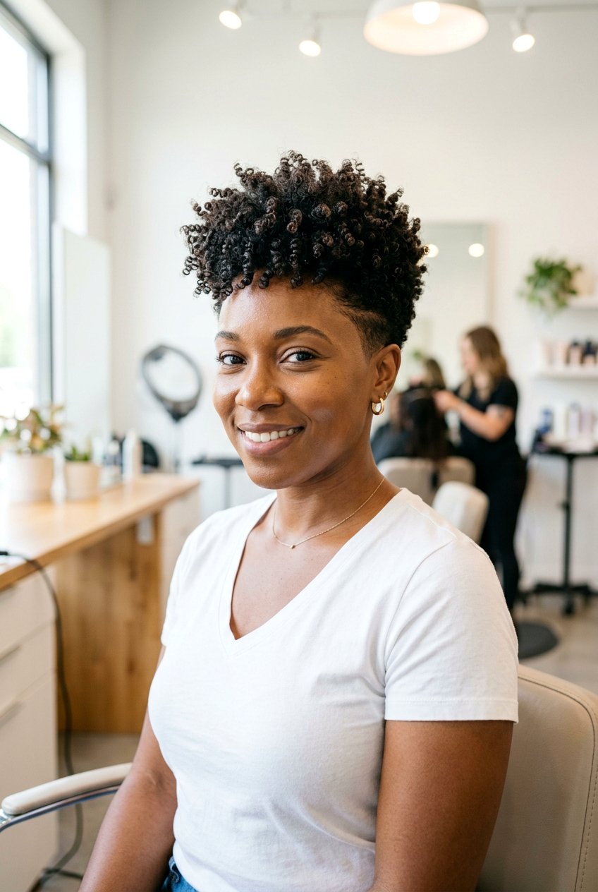 Tapered Curly Cut - 20 low maintenance haircut for curly thick hair - 20 low maintenance haircut for curly thick hair