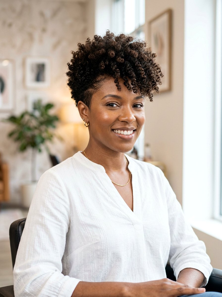 Tapered Curly Cut Natural Hair - 20 interview hairstyle for curly natural hair - 20 interview hairstyle for curly natural hair