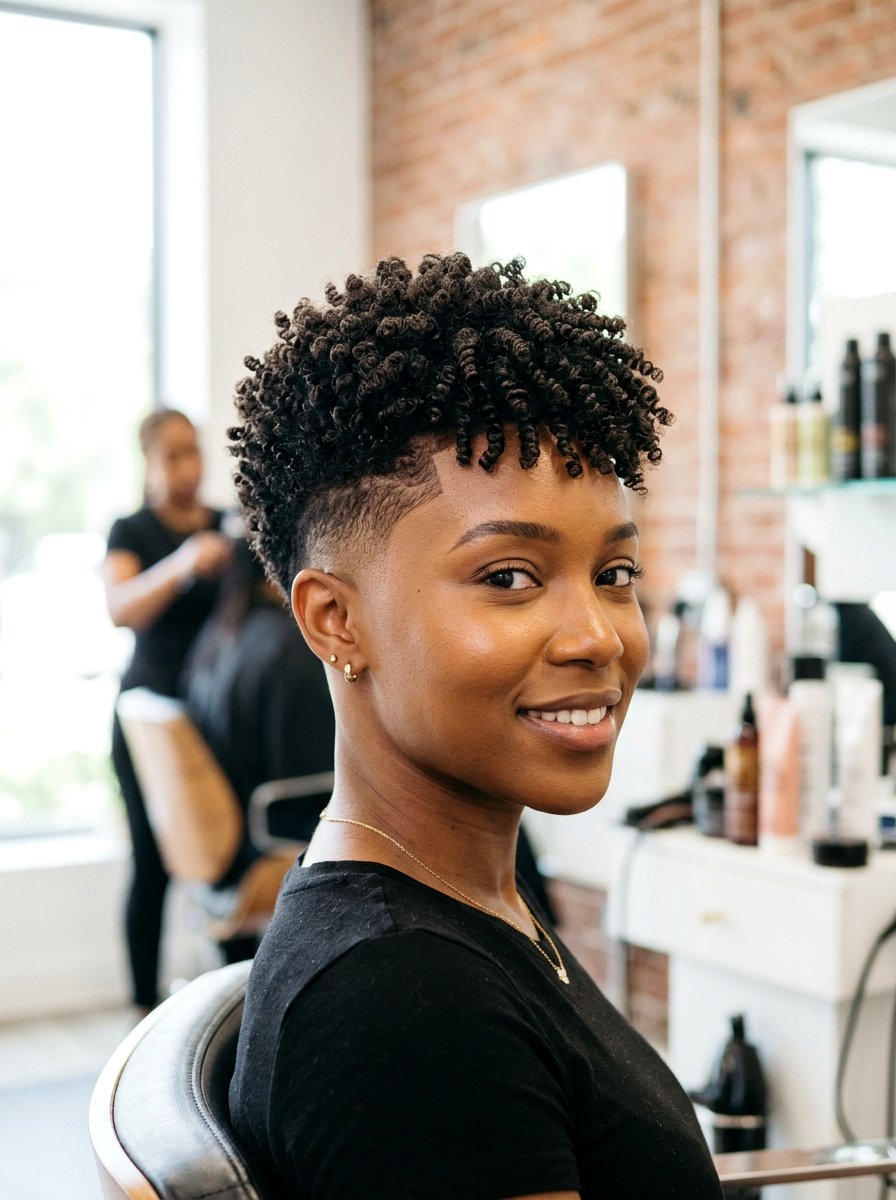 Tapered Curly Fade - 20 trendy haircut for curly hair 2026 - 20 trendy haircut for curly hair 2026