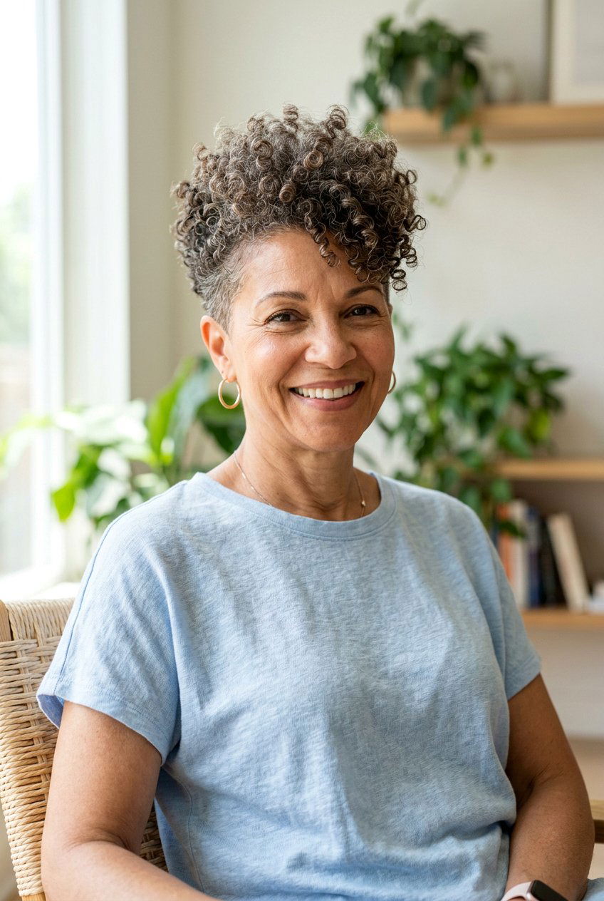 Tapered Curly Haircut - 20 mature women curly haircut ideas - 20 mature women curly haircut ideas