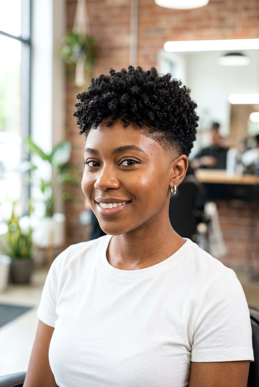 Tapered Curly Pixie Cut - 20 black women curly tapered cut ideas - 20 black women curly tapered cut ideas