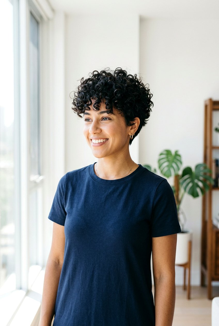 Tapered Curly Shag - 20 curly shag for mature curly hair - 20 curly shag for mature curly hair