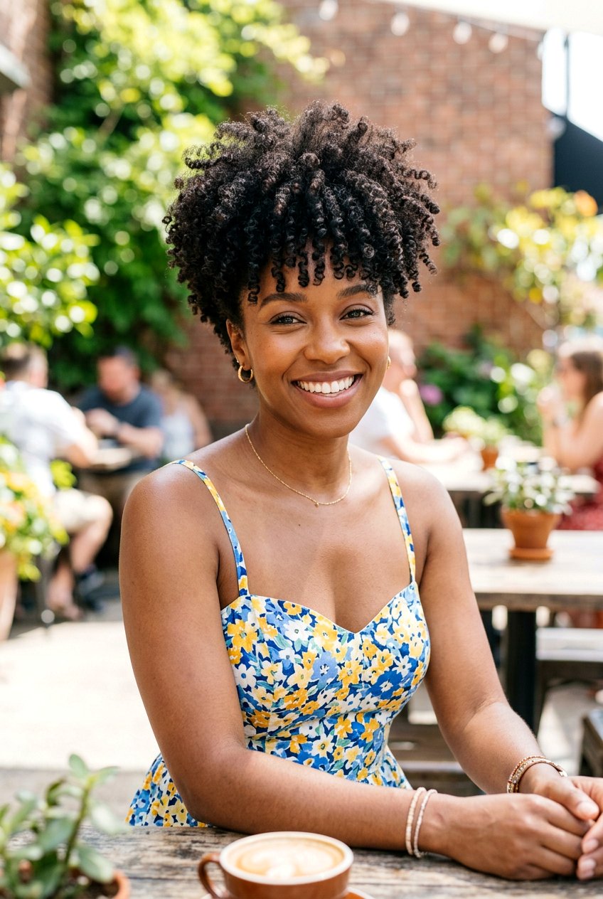 Tapered Curly Top for Heart Shaped Face Women - 20 tapered sides curly top haircut women - 20 tapered sides curly top haircut women