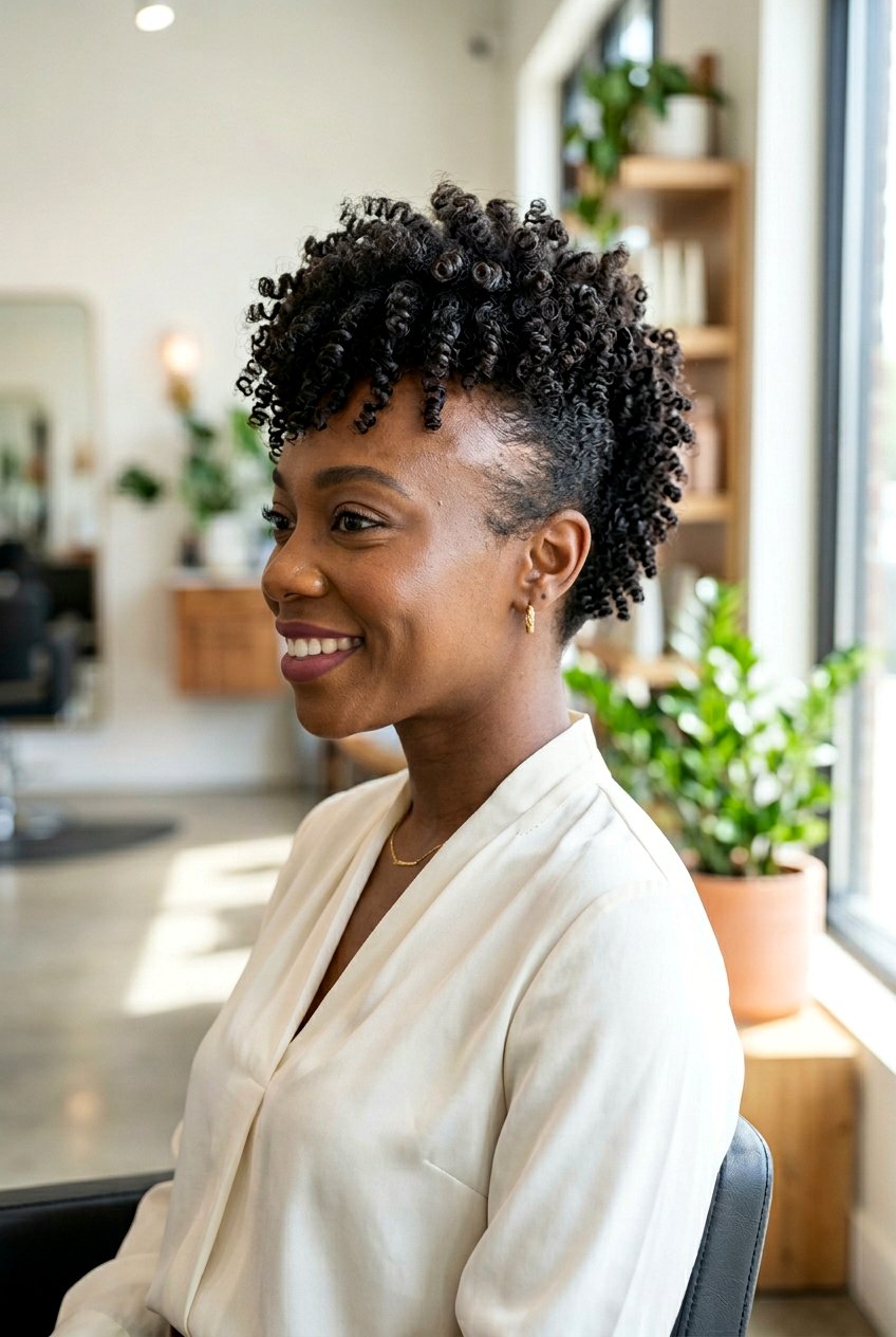 Tapered Curly Wedge Cut - 20 black women curly tapered cut ideas - 20 black women curly tapered cut ideas