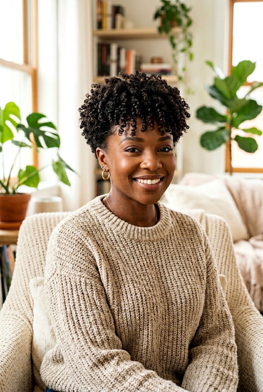 Tapered Cut With Curly Bangs - 20 black women curly tapered cut ideas - 20 black women curly tapered cut ideas