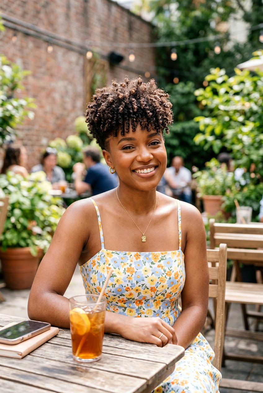 20 Edgy Black Women Curly Tapered Cut Ideas for Bold Style