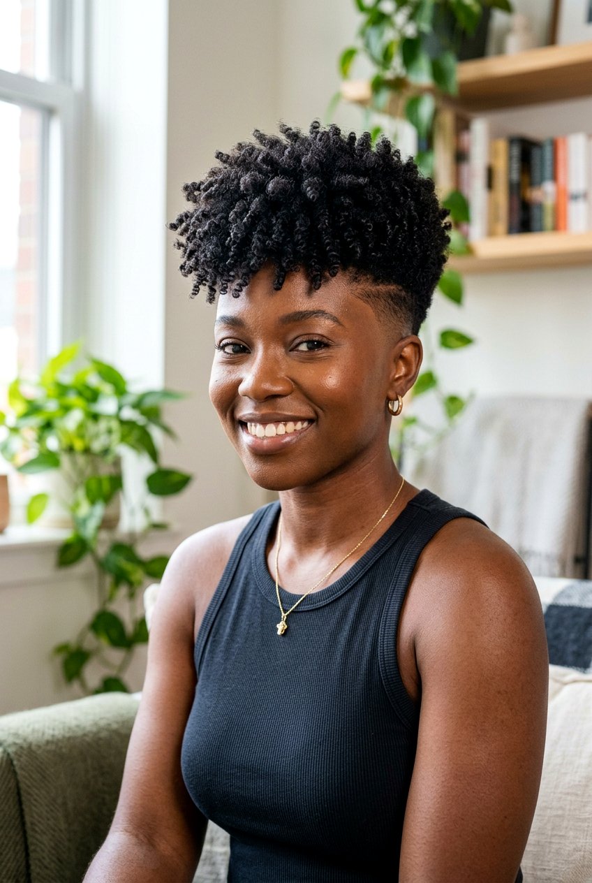 Tapered Cut With Tight Coils - 20 black women curly tapered cut ideas - 20 black women curly tapered cut ideas