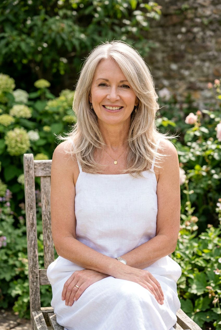 Tapered Ends With Long Layers - 20 long soft layers for mature women - 20 long soft layers for mature women