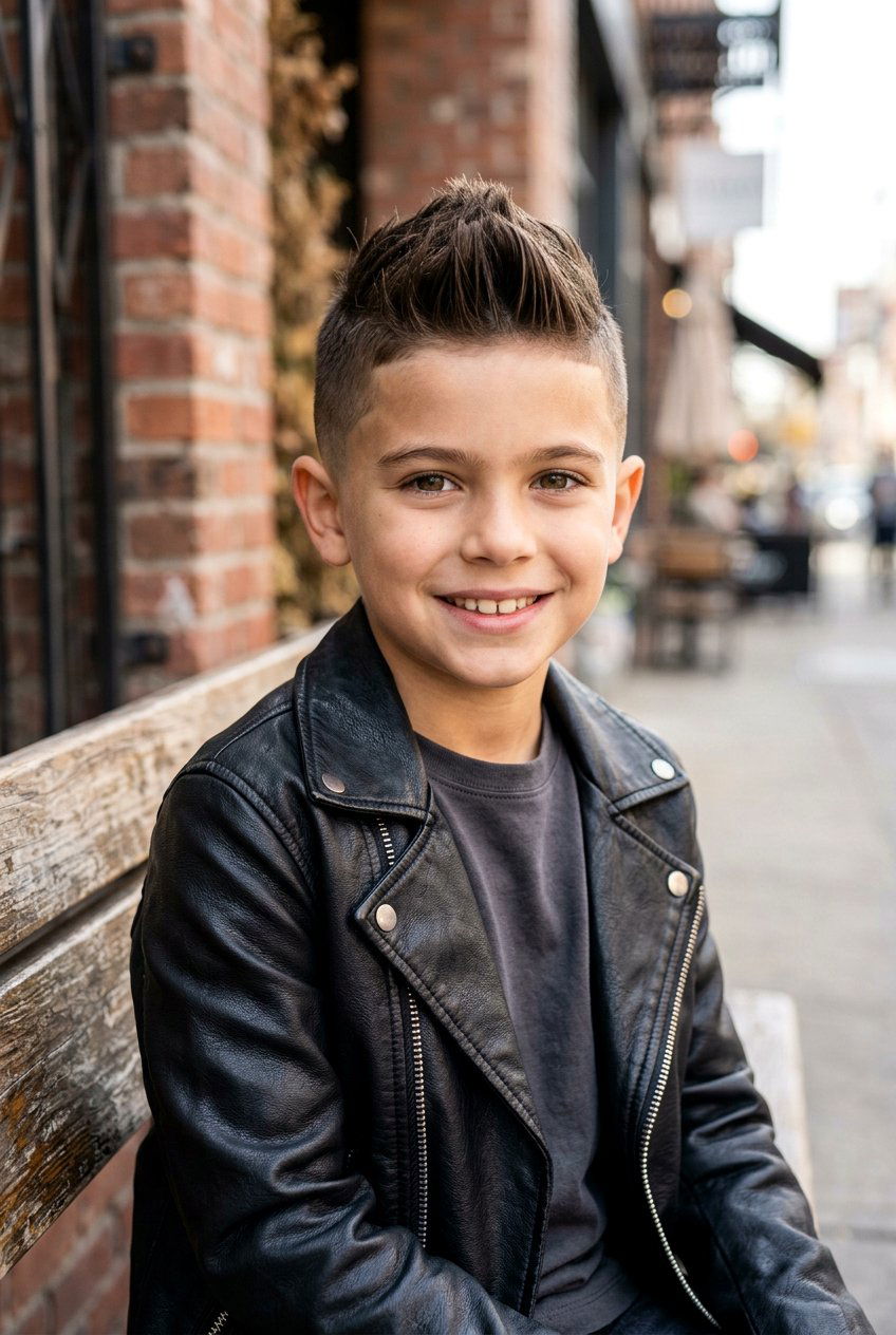 Tapered Faux Hawk - 20 boys haircut for thin fine hair - 20 boys haircut for thin fine hair