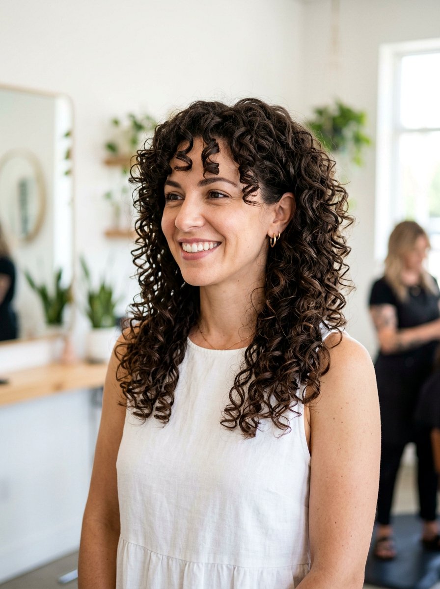 Tapered Layered Curls - 20 volume haircut for curly hair - 20 volume haircut for curly hair