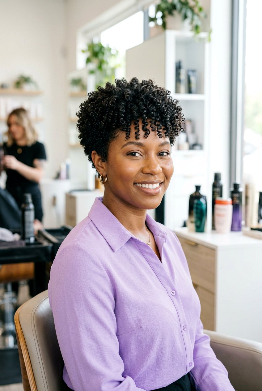 Tapered Layered Cut For Curly Hair - 20 polished layered haircut for work - 20 polished layered haircut for work