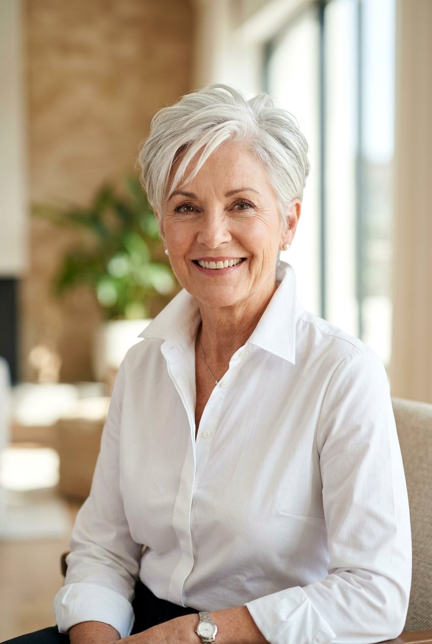 Tapered Layered Pixie Cut - 20 low maintenance layered hairstyle for older women - 20 low maintenance layered hairstyle for older women