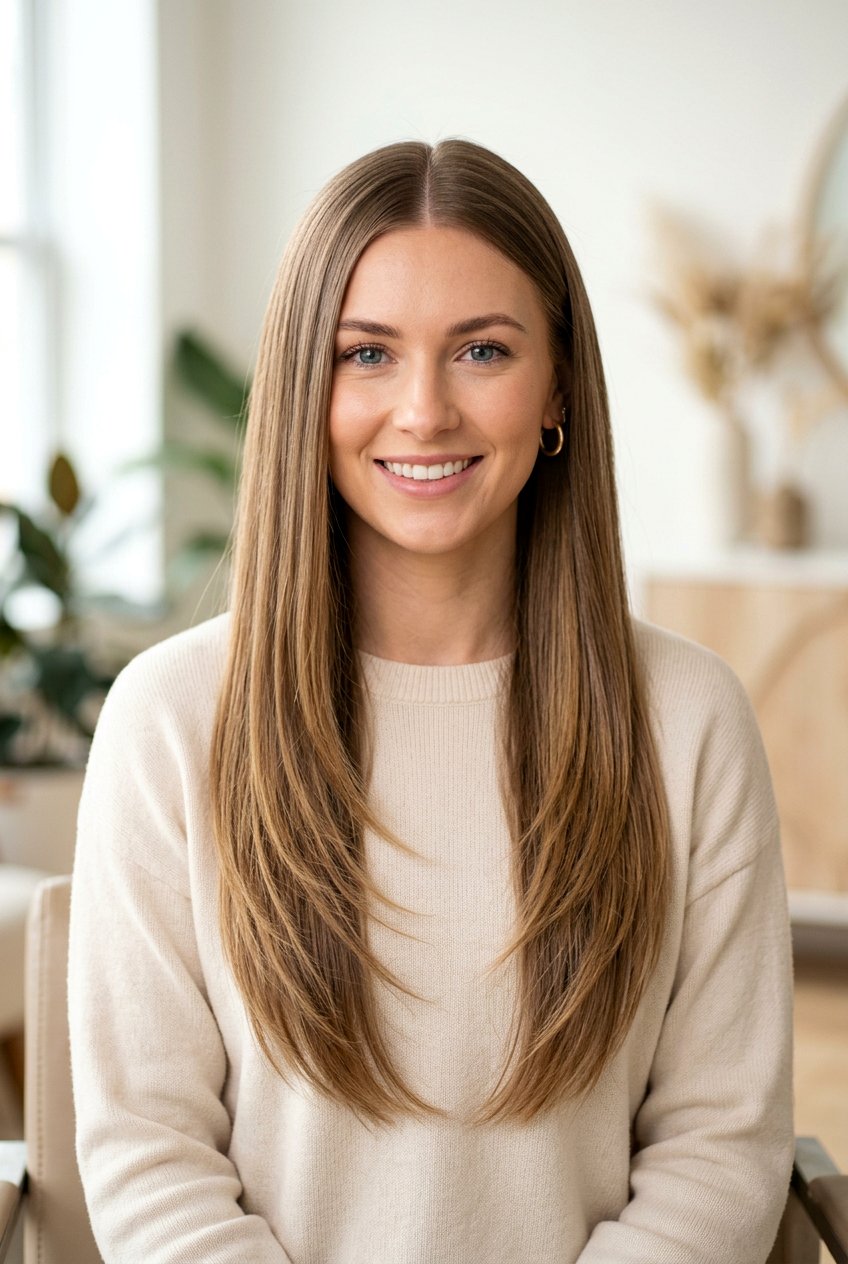 Tapered Layers Straight Hair - 20 layered straight haircuts - 20 layered straight haircuts