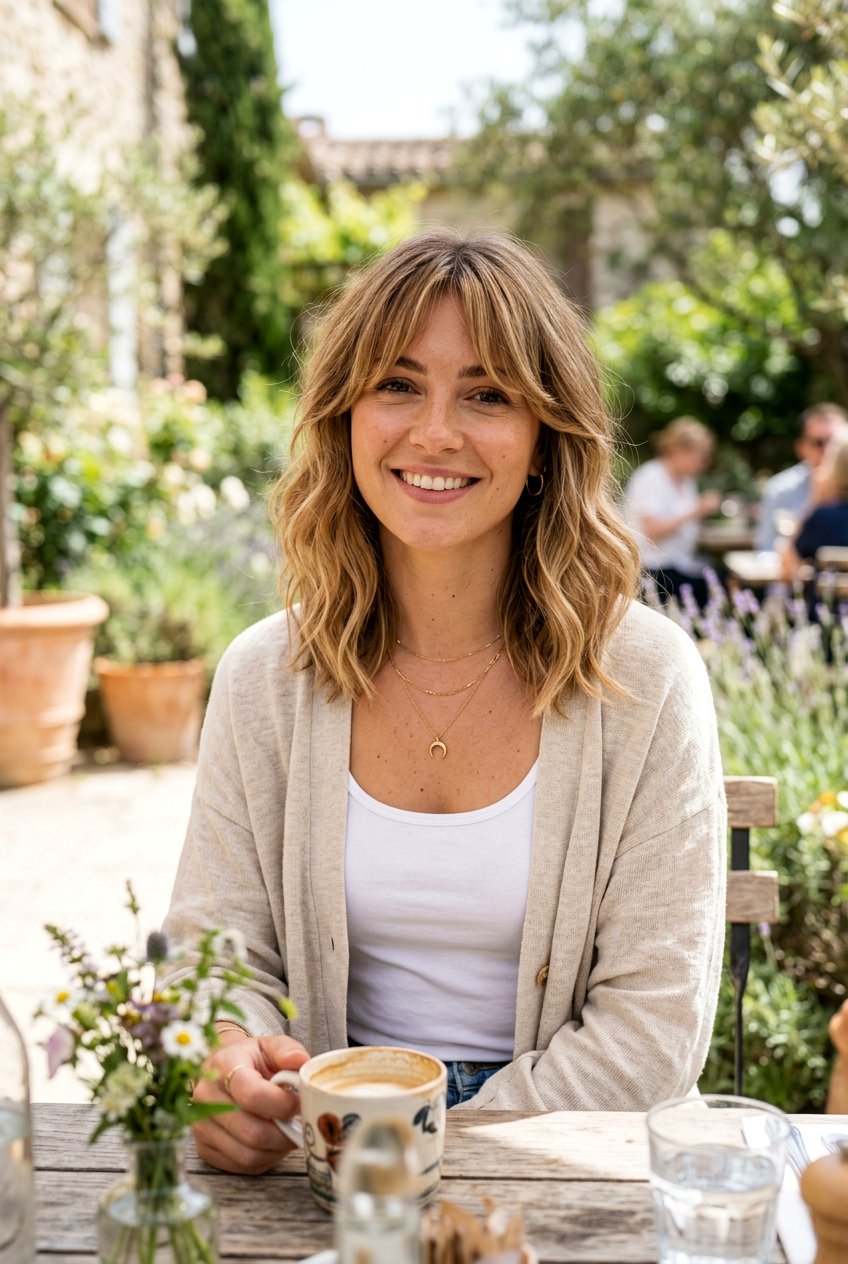 Tapered Lob With Curtain Bangs - 20 curtain bangs with lob for fine hair - 20 curtain bangs with lob for fine hair