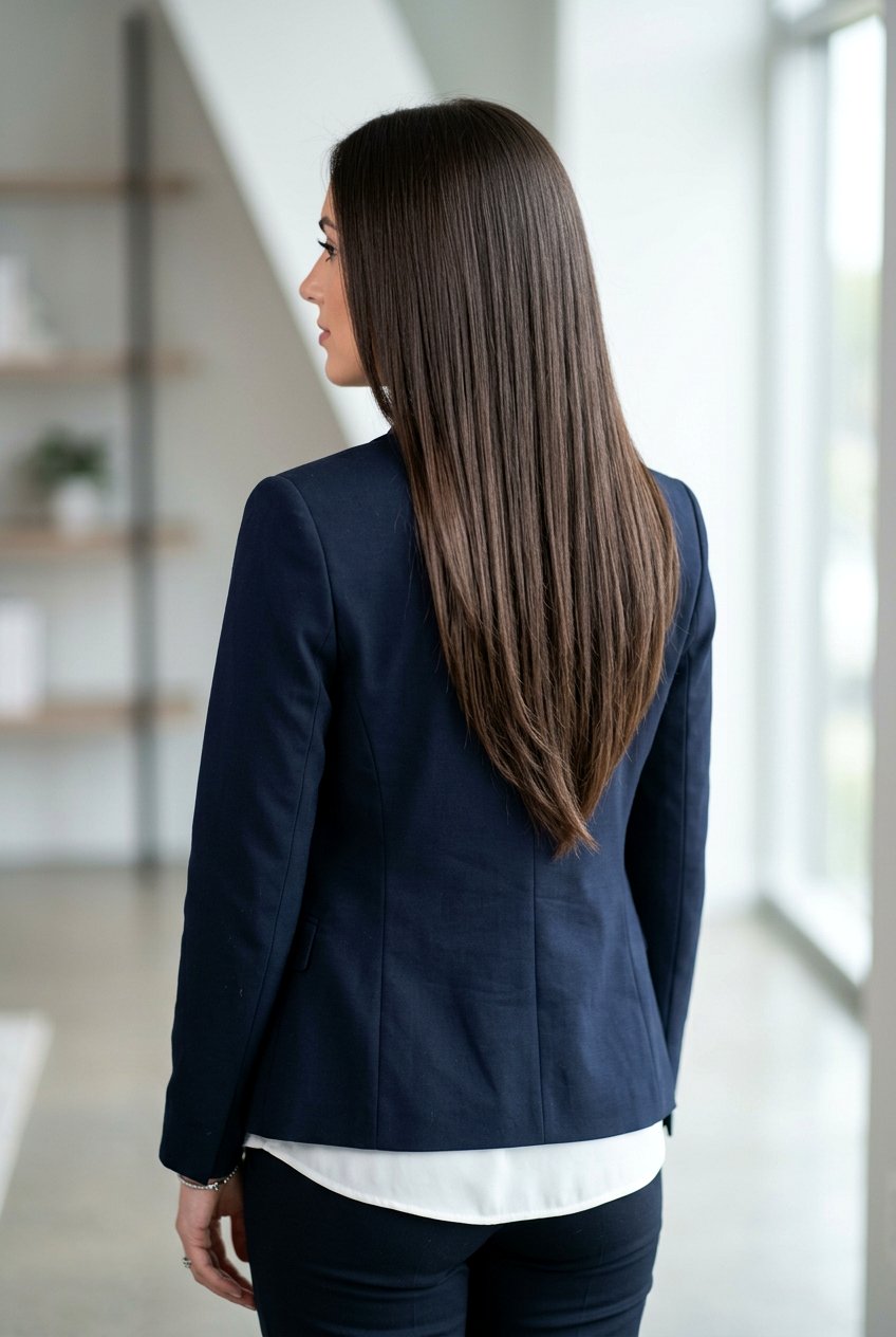 Tapered Mid Back Layers - 20 airy layered haircut for thick hair women - 20 airy layered haircut for thick hair women