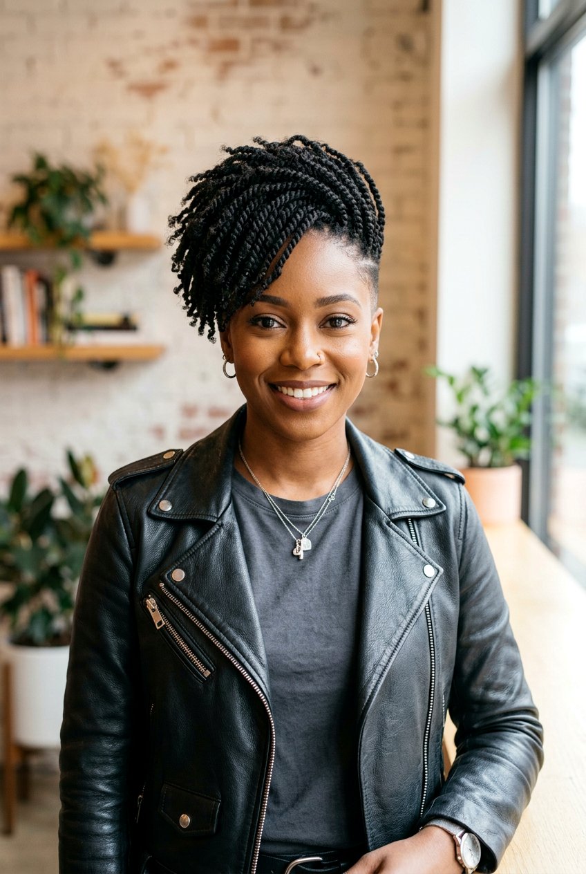 Tapered Mini Twists - 20 mini twists on 4c hair women - 20 mini twists on 4c hair women