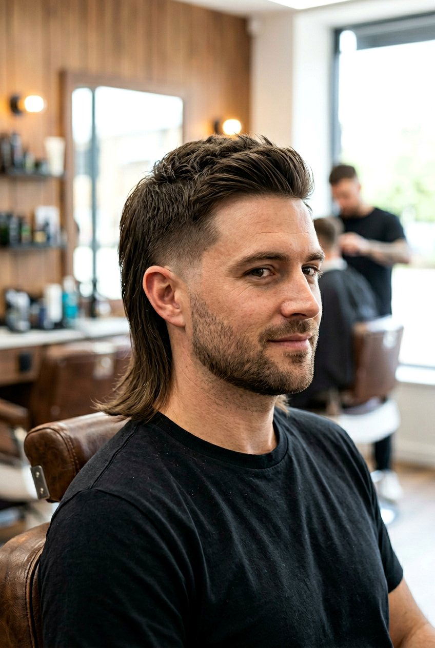 Tapered Modern Mullet - 20 modern mullet for straight hair - 20 modern mullet for straight hair