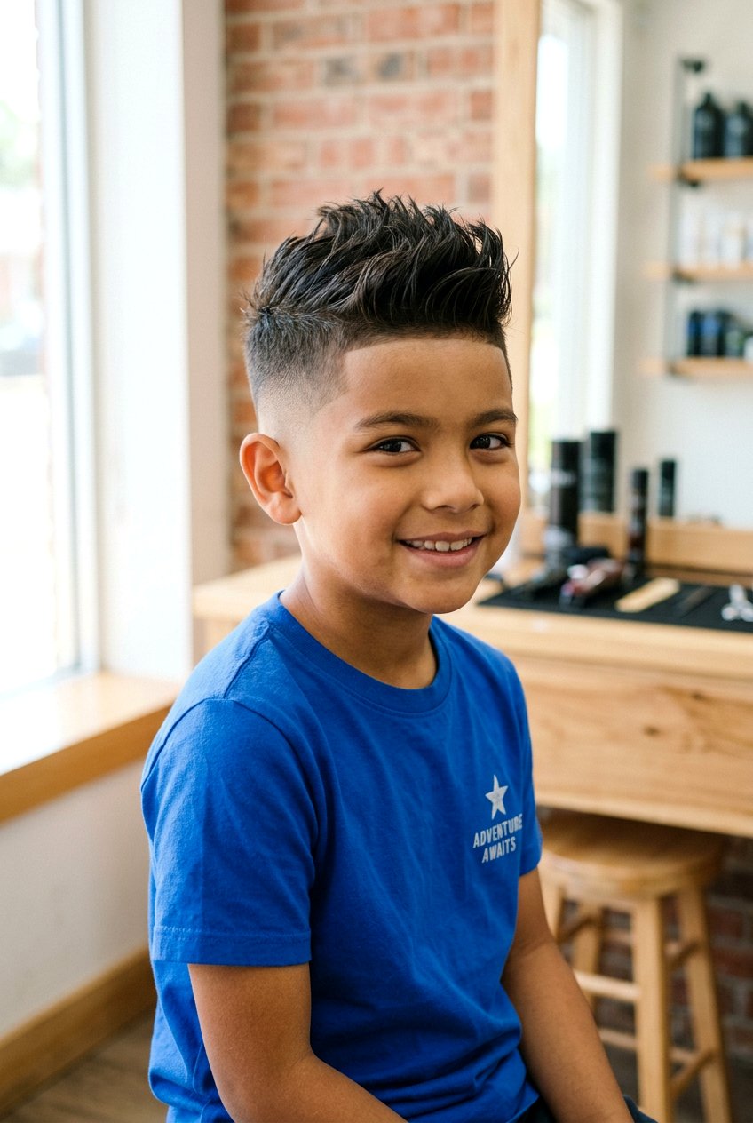 Tapered Mohawk - 20 boys haircut for cowlick - 20 boys haircut for cowlick