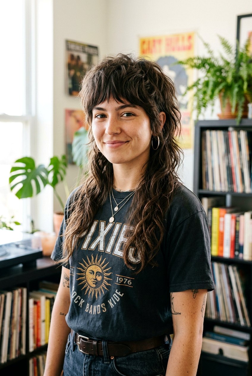 Tapered Mullet Wolf Cut - 20 wolf cut for heart shaped face women - 20 wolf cut for heart shaped face women