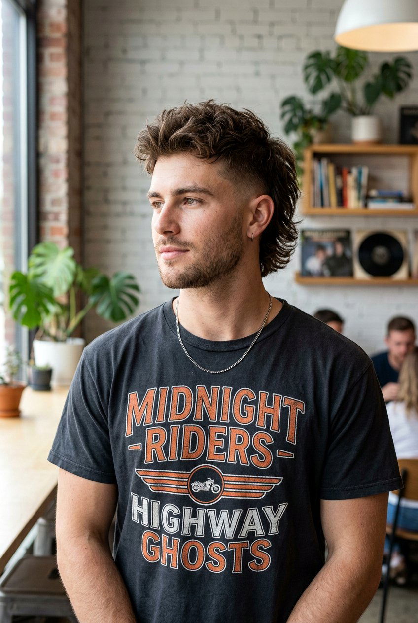 Tapered Mullet - 20 mens haircut for oval face - 20 men’s haircut for oval face