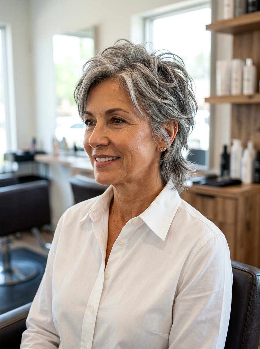 Tapered Nape Mullet - 20 short mullet for women over 50 - 20 short mullet for women over 50