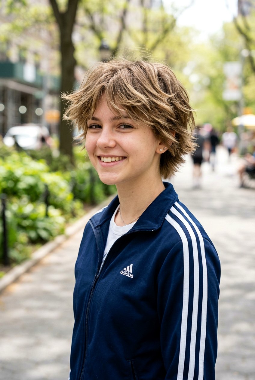 Tapered Nape Shag - 20 short shag haircut for teenage girls - 20 short shag haircut for teenage girls