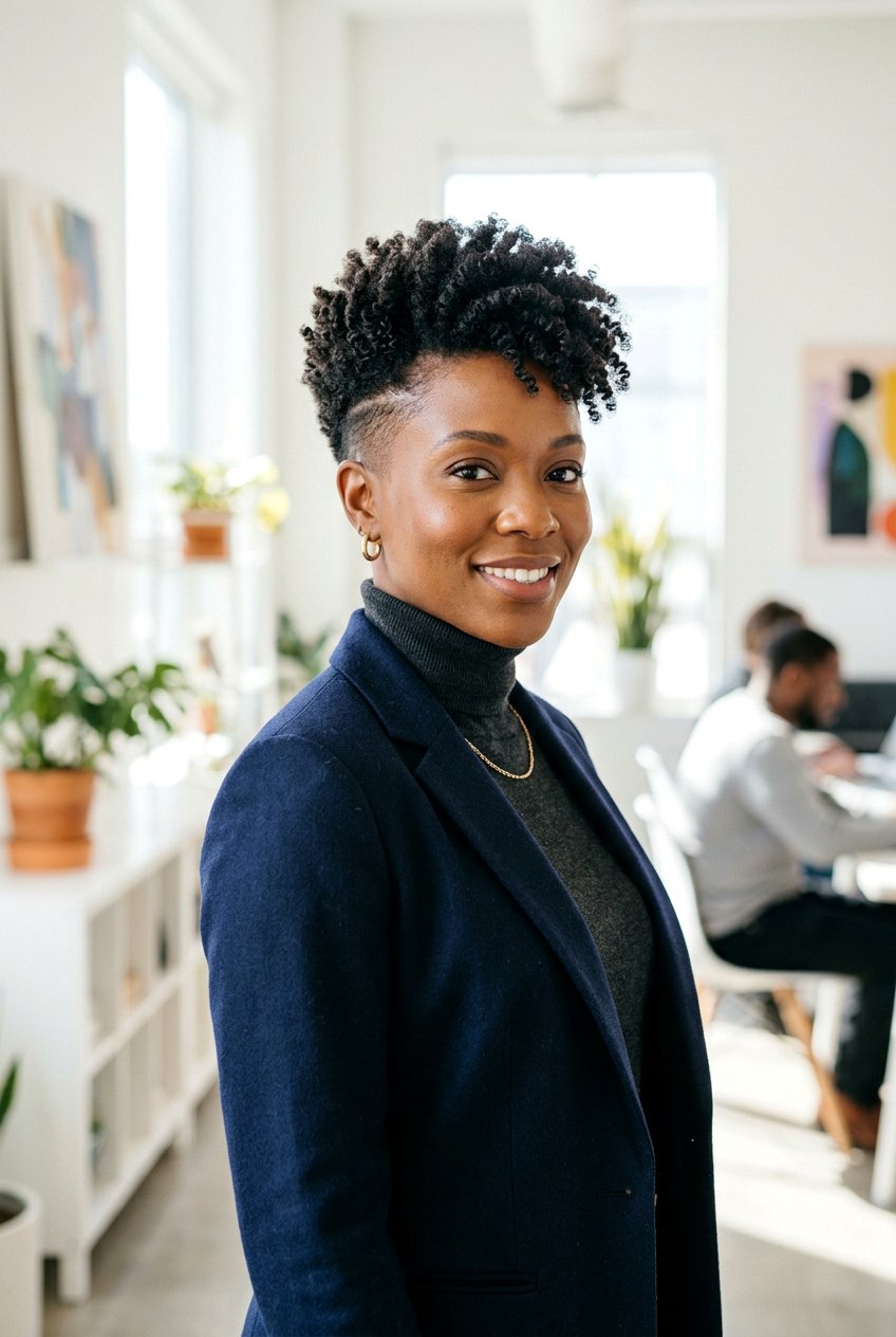 Tapered Natural Cut - 20 black women natural hairstyle ideas - 20 black women natural hairstyle ideas