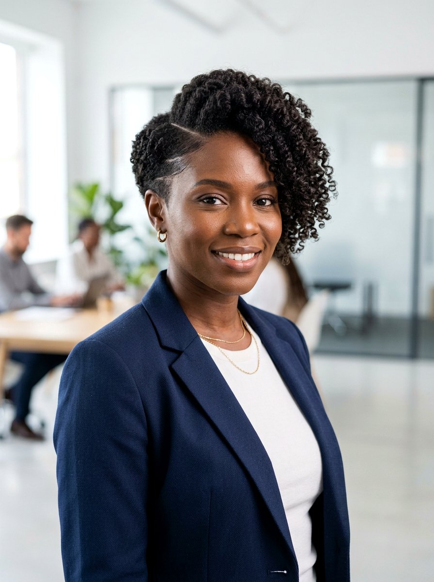 Tapered Natural Haircut With Side Part - 20 tapered natural haircut for women - 20 tapered natural haircut for women