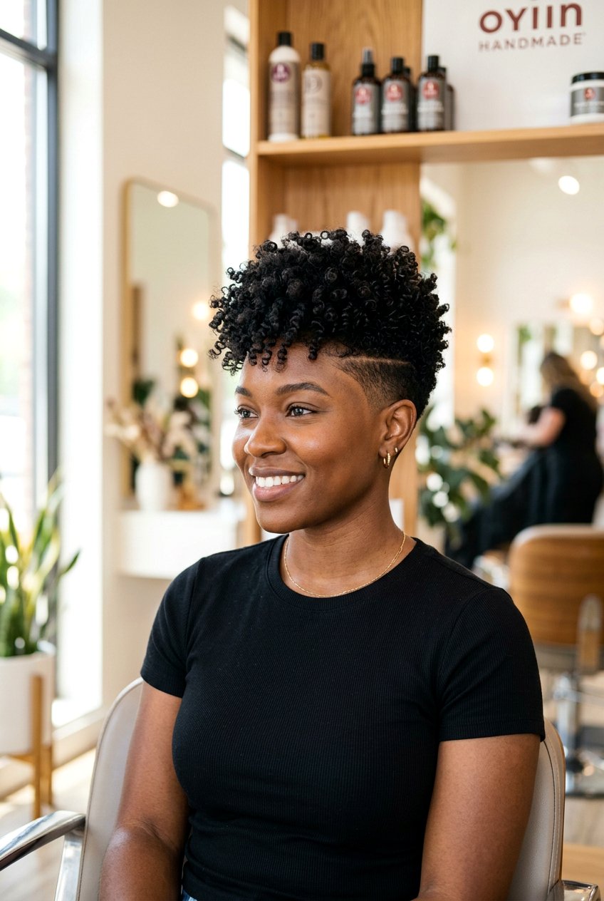 Tapered Natural Haircut - 20 natural hairstyles for black women - 20 natural hairstyles for black women