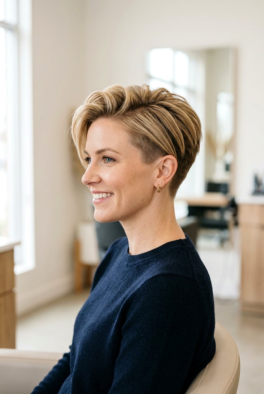 Tapered Pixie - 20 short hairstyles for fine hair - 20 short hairstyles for fine hair