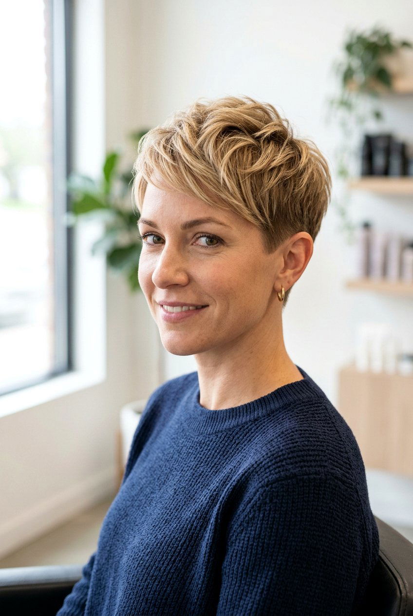 Tapered Pixie Cut - 20 short haircuts for fine hair - 20 short haircuts for fine hair