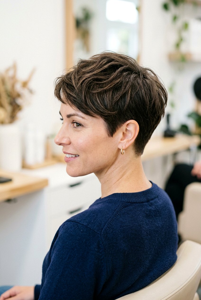 Tapered Pixie Cut - 20 short haircuts for thick hair - 20 short haircuts for thick hair