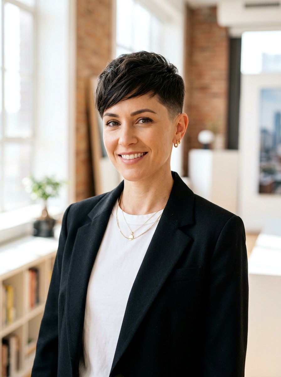 Tapered Pixie Cut - 20 interview hairstyle with clean pixie cut - 20 interview hairstyle with clean pixie cut