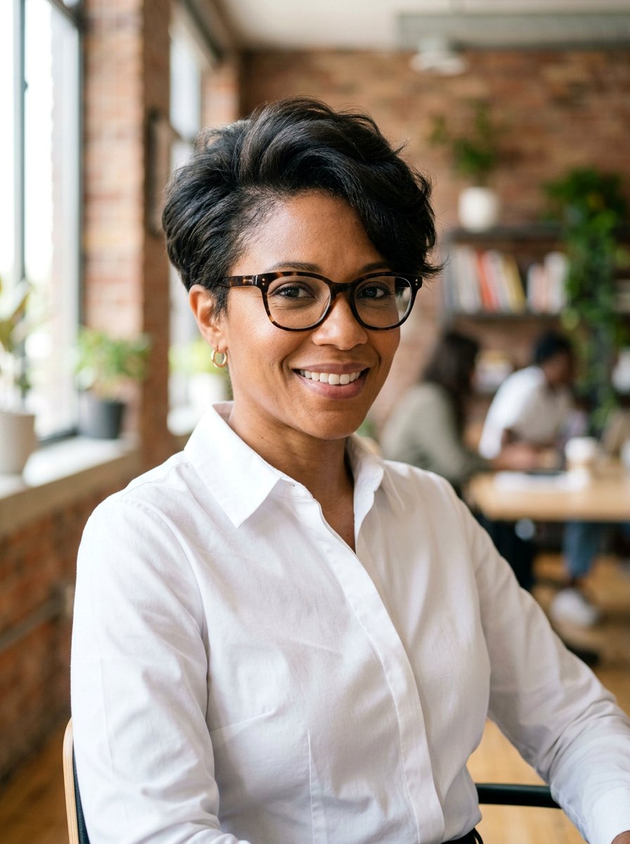 Tapered Pixie Cut For Glasses - 20 short hairstyles for women with glasses and thin hair - 20 short hairstyles for women with glasses and thin hair