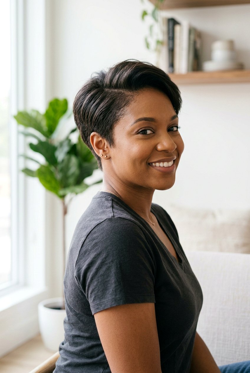 Tapered Pixie Cut For Round Face - 20 flattering pixie for round face - 20 flattering pixie for round face