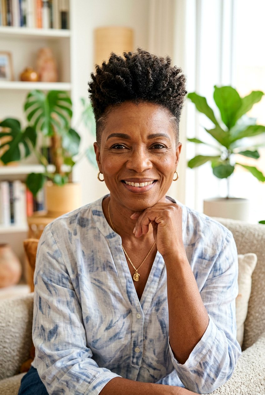 Tapered Pixie Cut for Black Natural Hair - 20 tapered cut for women over 50 black hair - 20 tapered cut for women over 50 black hair
