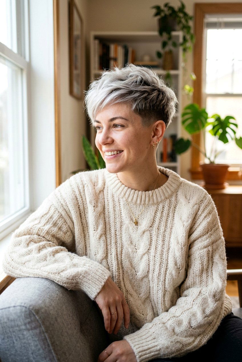 Tapered Pixie Cut - 20 wash and wear haircut for moms - 20 wash and wear haircut for moms