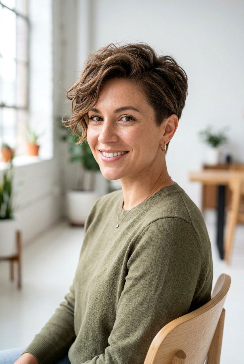 Tapered Pixie For Dry Hair - 20 haircut for dry damaged hair women - 20 haircut for dry damaged hair women