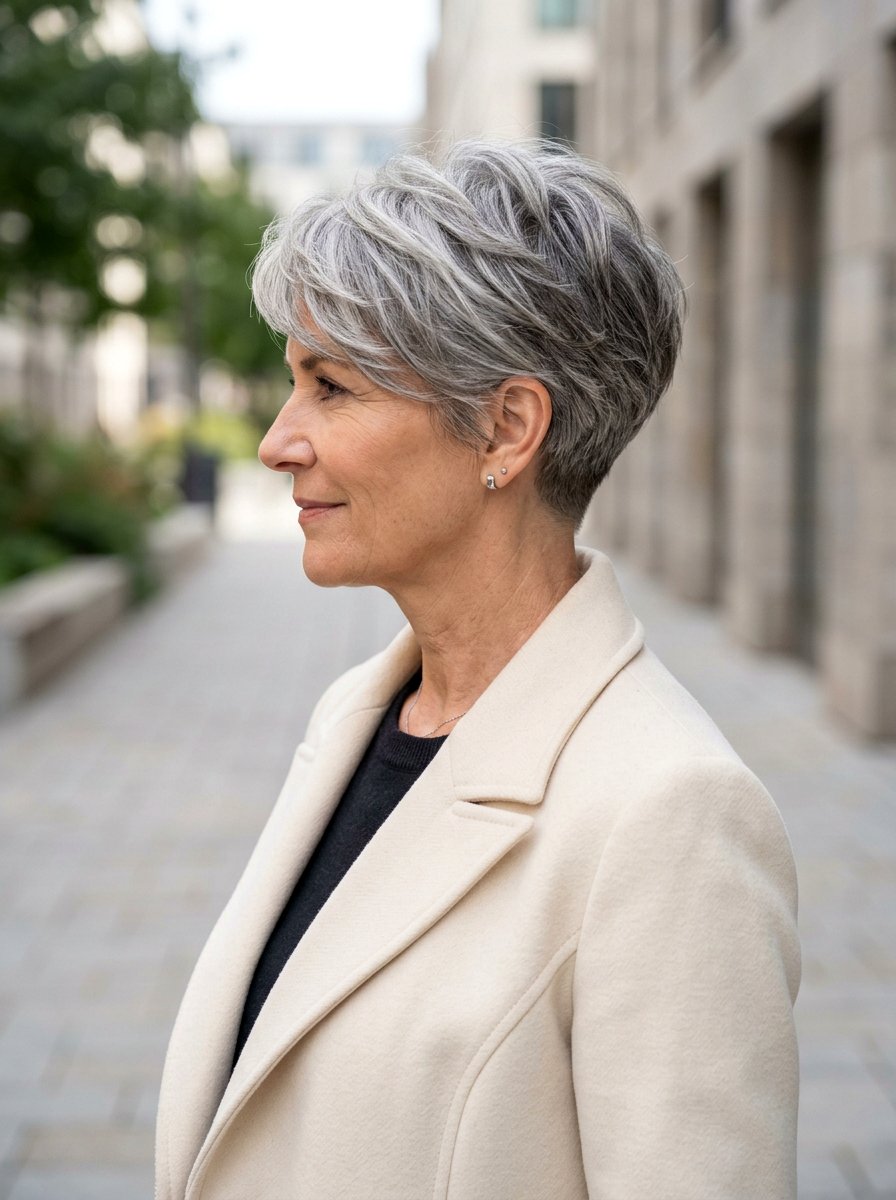 Tapered Pixie For Thick Gray Hair - 20 tapered pixie for gray hair - 20 tapered pixie for gray hair