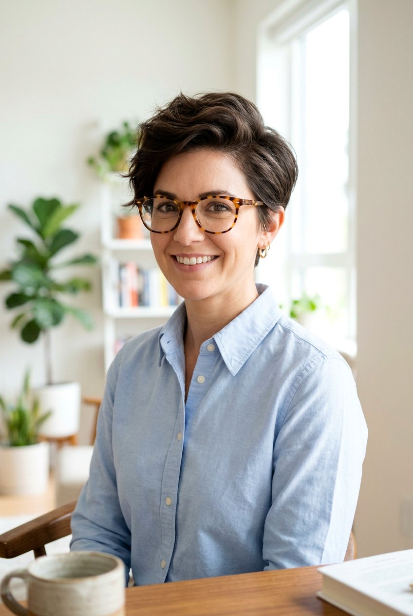 Tapered Pixie For Thick Hair - 20 elegant pixie for mature women with glasses - 20 elegant pixie for mature women with glasses