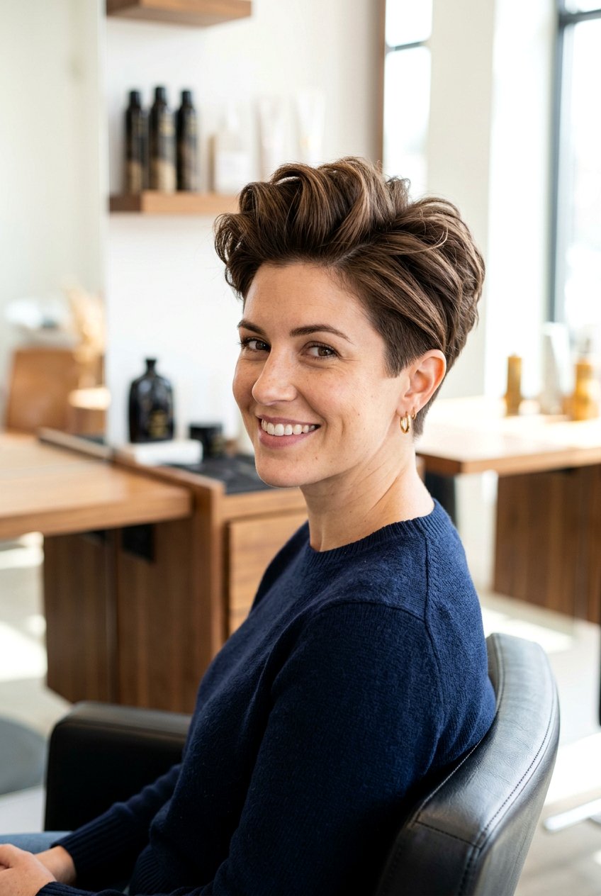 Tapered Pixie For Thick Hair - 20 low maintenance haircuts for thick hair - 20 low maintenance haircuts for thick hair