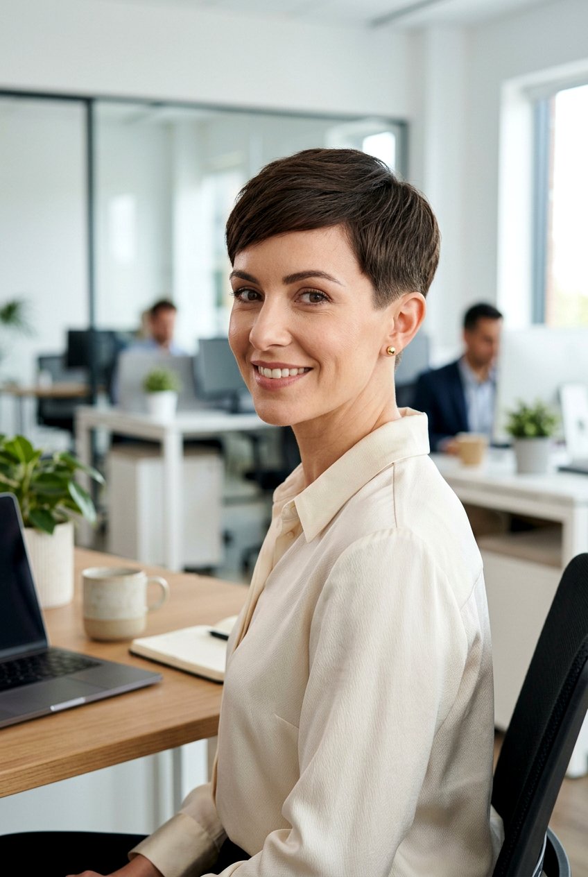 Tapered Pixie Haircut For Women - 20 feminine pixie haircuts - 20 feminine pixie haircuts