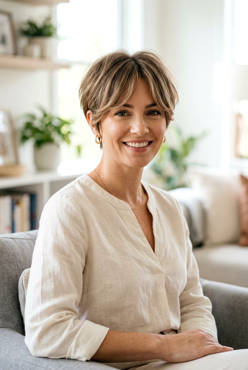 Tapered Pixie With Curtain Bangs - 20 pixie with curtain bangs - 20 pixie with curtain bangs